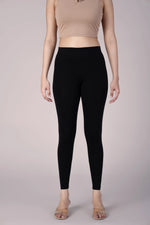 SlimFlow™ Black Ankle Length Leggings - Product Image