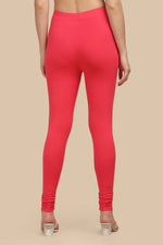 SlimFlow™ Coral Churidar Leggings - Product Image