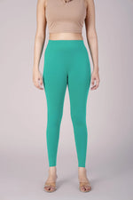 SlimFlow™ Mint Ankle Length Leggings - Product Image