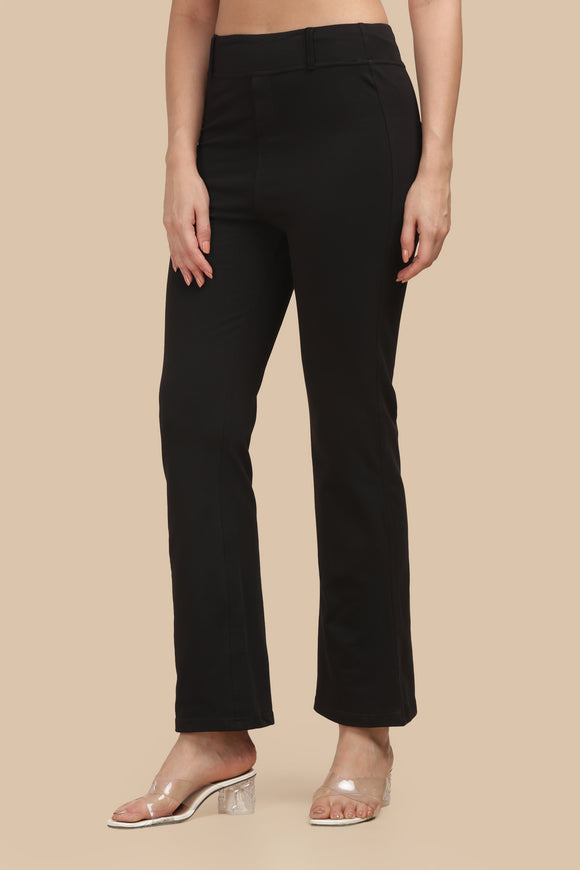 SlimFlow™ Black Flare Pants