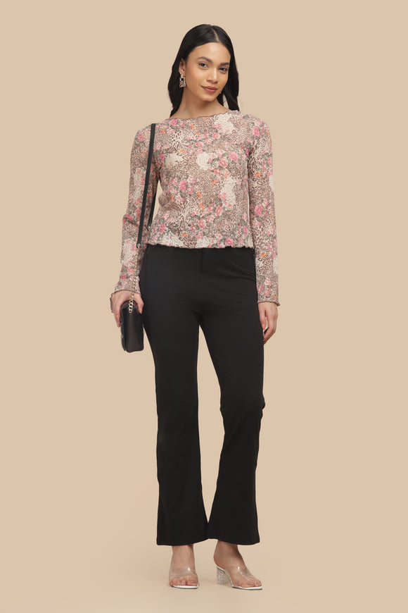 SlimFlow™ Black Flare Pants