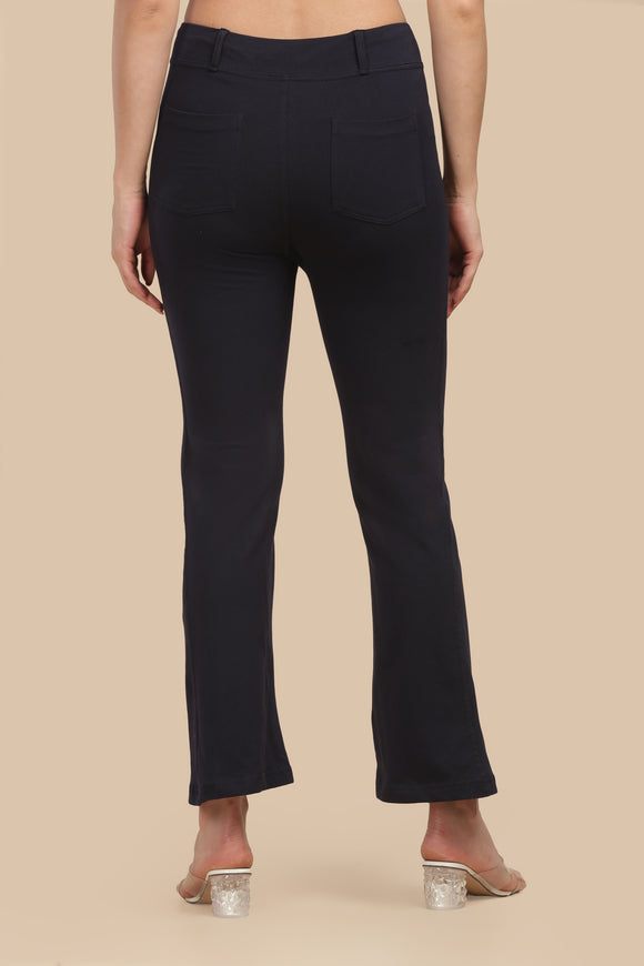SlimFlow™ Navy Flare Pants