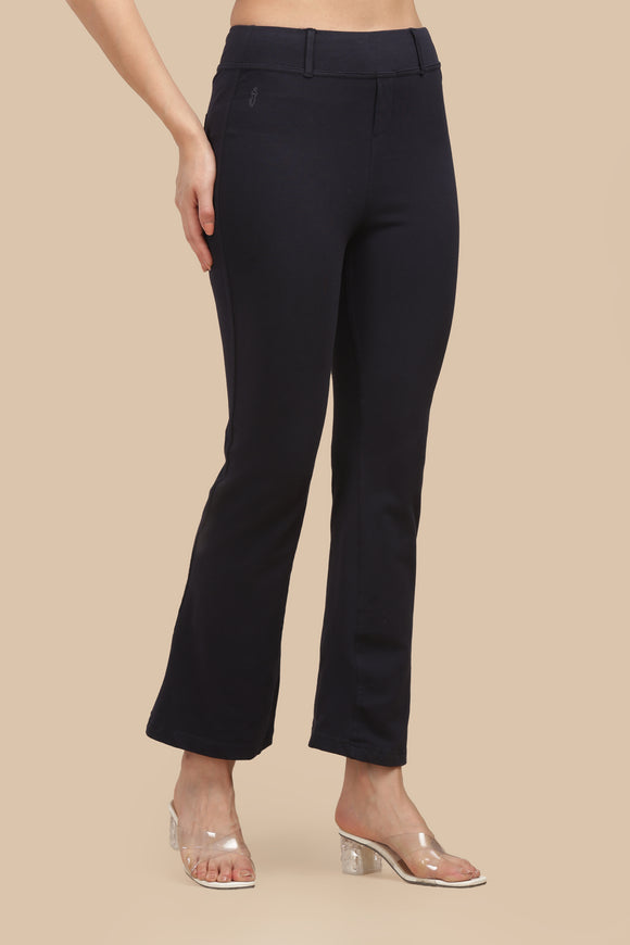 SlimFlow™ Navy Flare Pants
