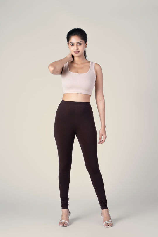 SlimFlow™ Coffee Churidar Leggings