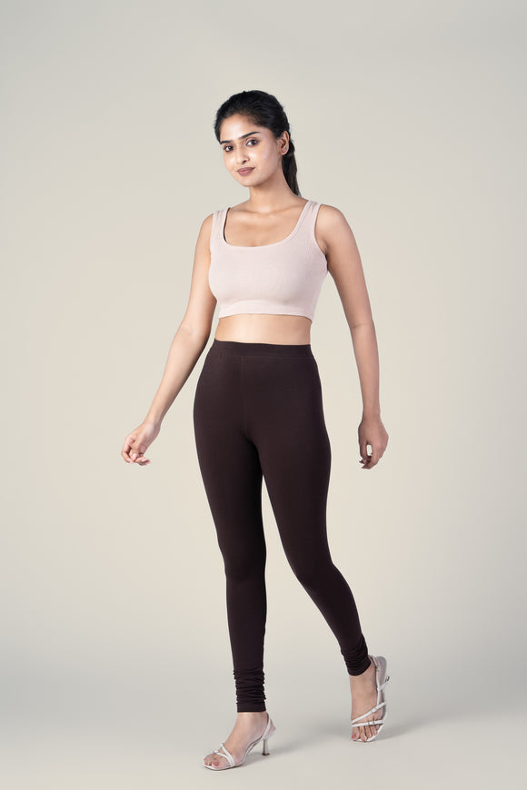 SlimFlow™ Coffee Churidar Leggings