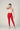 SlimFlow™ Candy Red Churidar Leggings