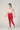 SlimFlow™ Candy Red Churidar Leggings