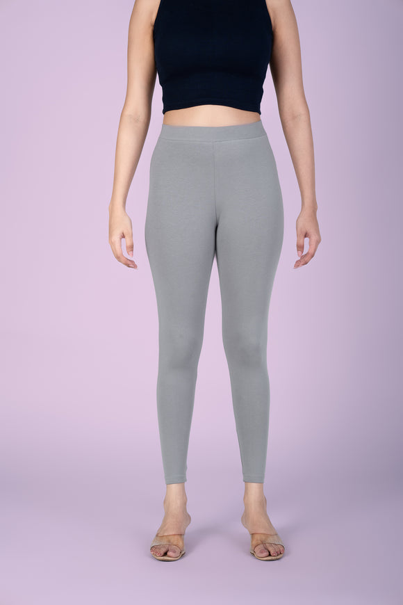 SlimFlow™ Grey Ankle Length Leggings