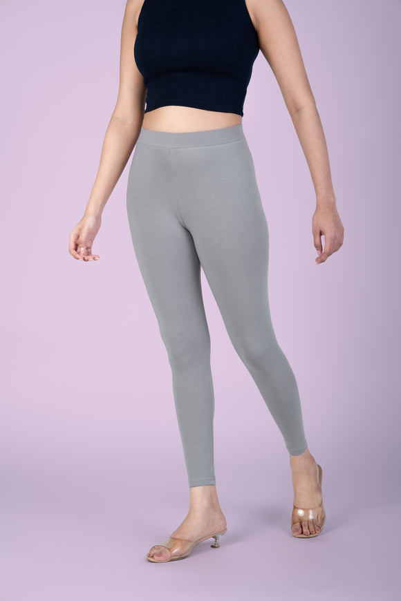 SlimFlow™ Grey Ankle Length Leggings