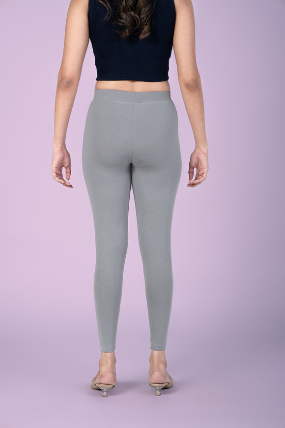 SlimFlow™ Grey Ankle Length Leggings