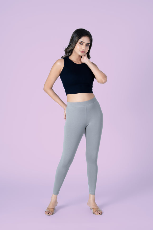 SlimFlow™ Grey Ankle Length Leggings