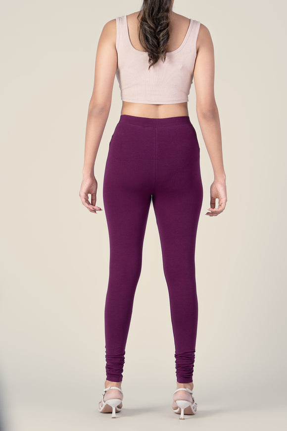SlimFlow™ Wine Churidar Leggings
