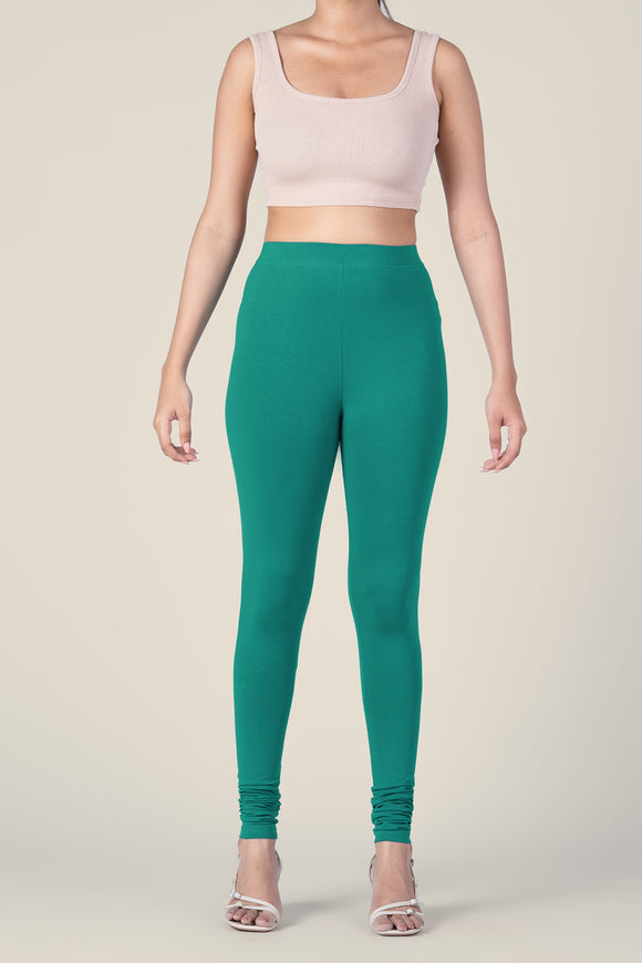 SlimFlow™ Persian Green Churidar Leggings