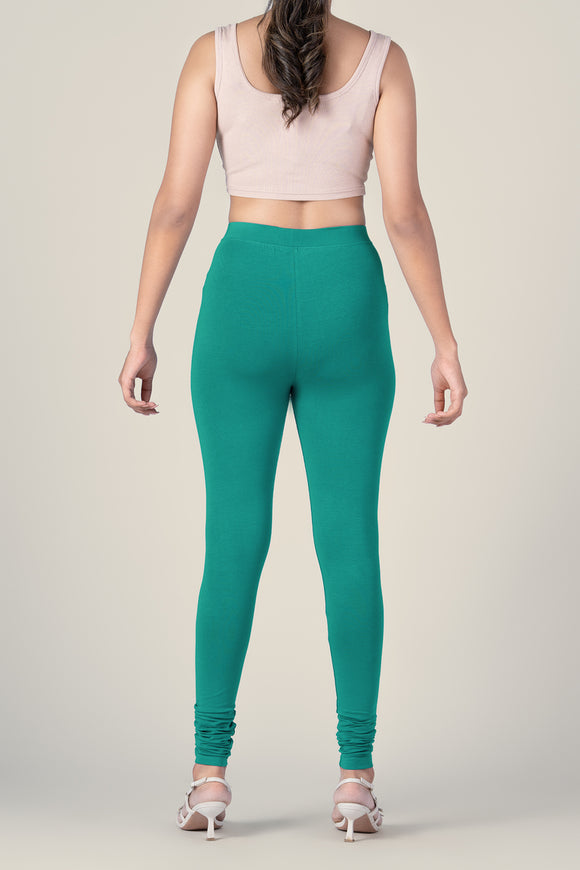 SlimFlow™ Persian Green Churidar Leggings