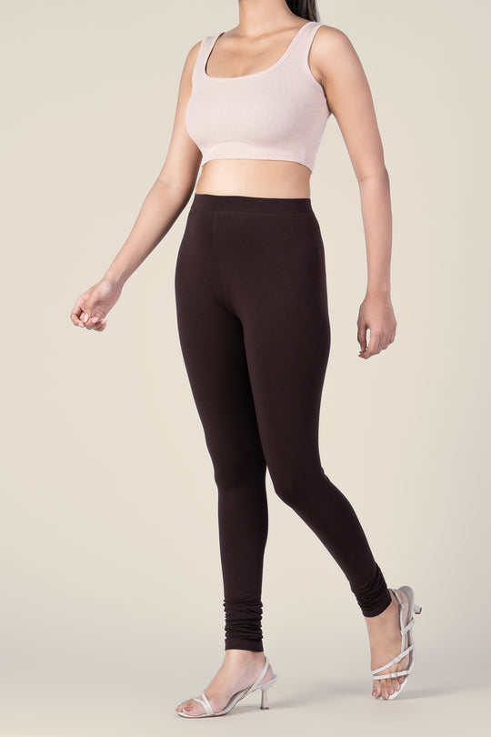SlimFlow™ Coffee Churidar Leggings
