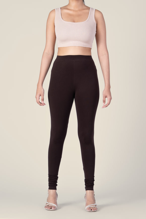 SlimFlow™ Coffee Churidar Leggings