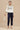 PureFlow™ Navy Casual Kurti Stretch Pant
