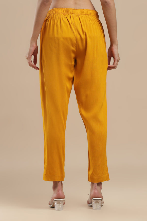 PureFlow™ Mustard Casual Kurti Stretch Pant