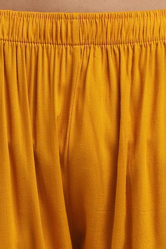 PureFlow™ Mustard Casual Kurti Stretch Pant