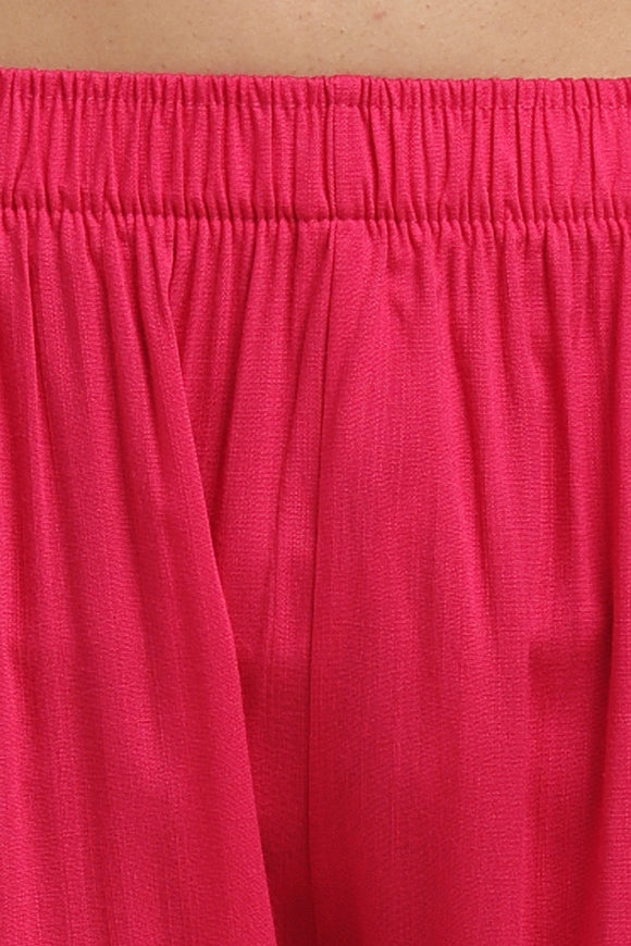 PureFlow™ Hot Pink Casual Kurti Stretch Pant