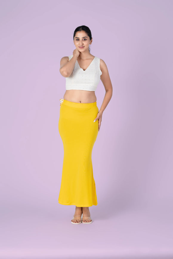 PureFlow™ Lemon Yellow Saree Shapewear