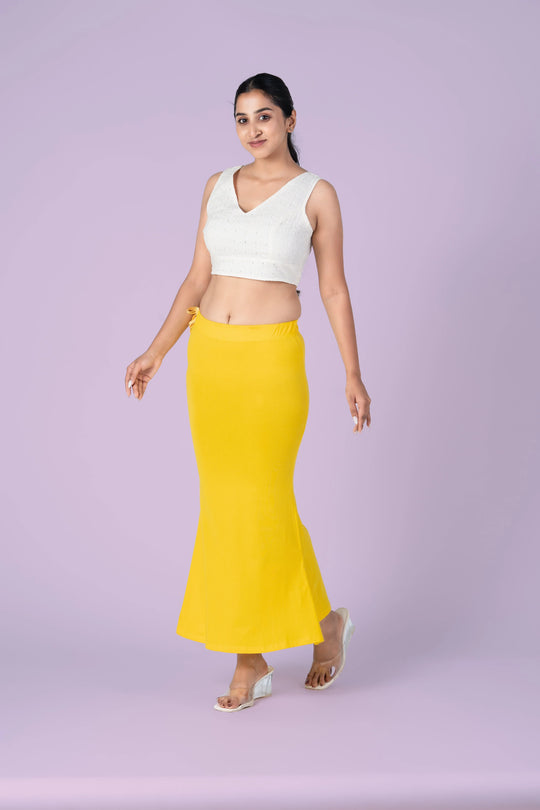 PureFlow™ Lemon Yellow Saree Shapewear