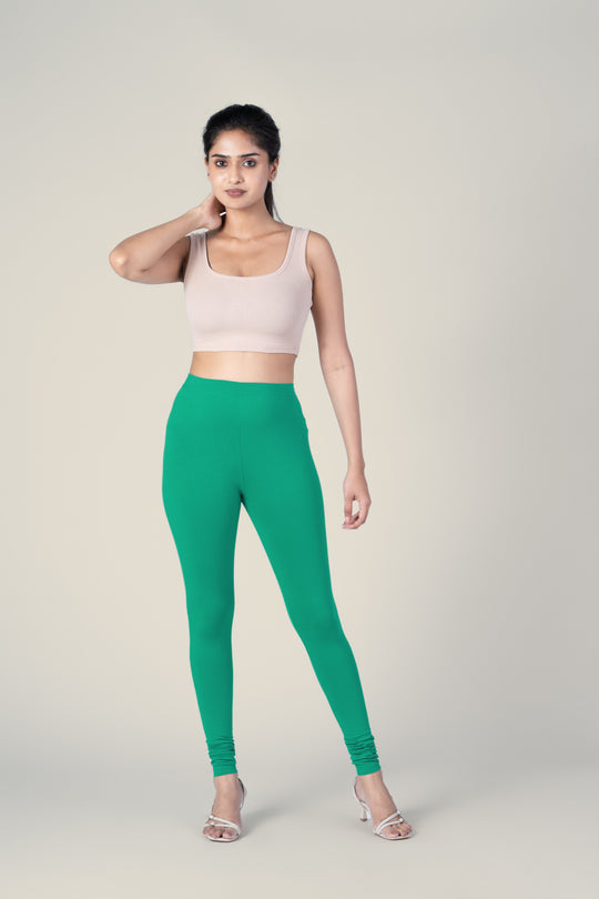 SlimFlow™ Mint Churidar Leggings