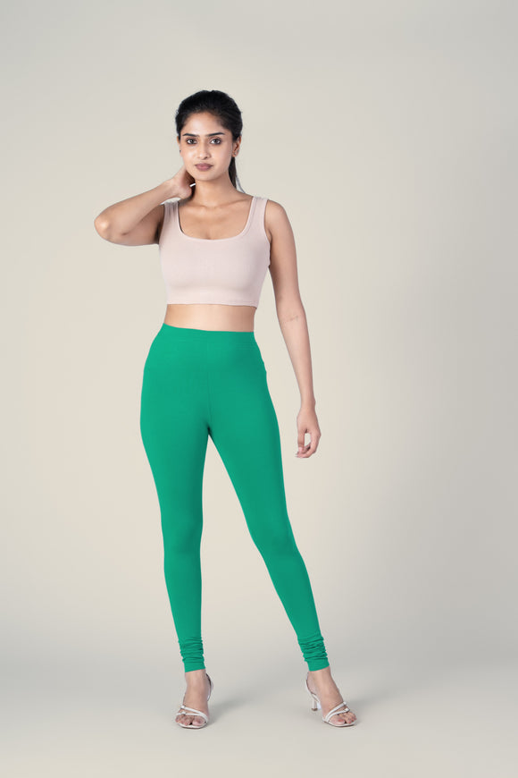 SlimFlow™ Mint Churidar Leggings