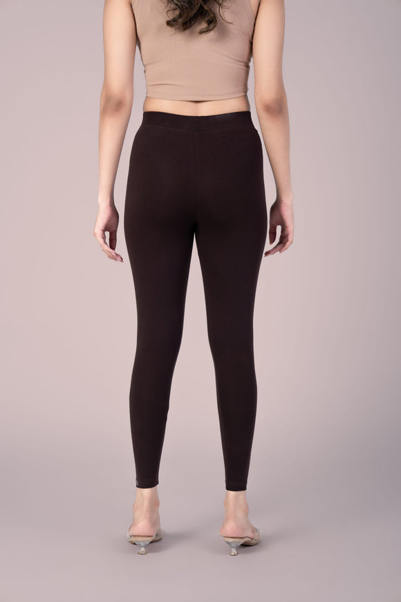 SlimFlow™ Coffee Ankle Length Leggings
