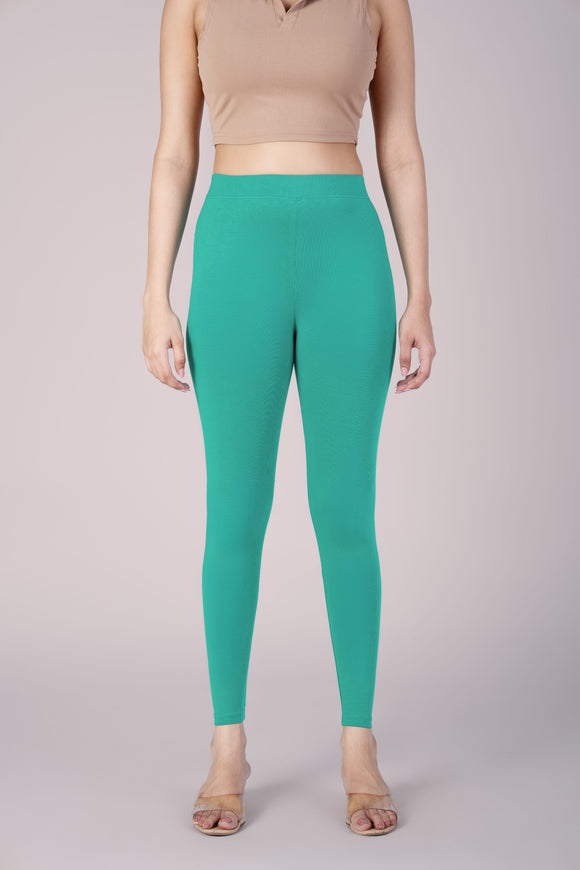 SlimFlow™ Mint Ankle Length Leggings