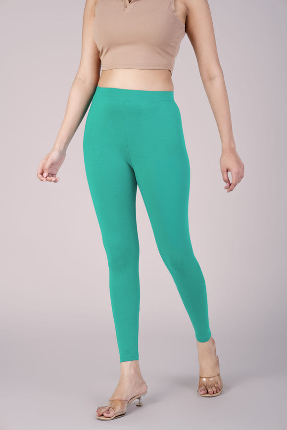 SlimFlow™ Mint Ankle Length Leggings