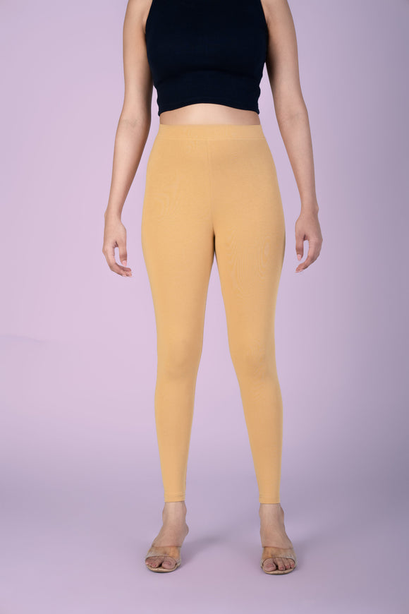 SlimFlow™ Flaxen Ankle Length Leggings