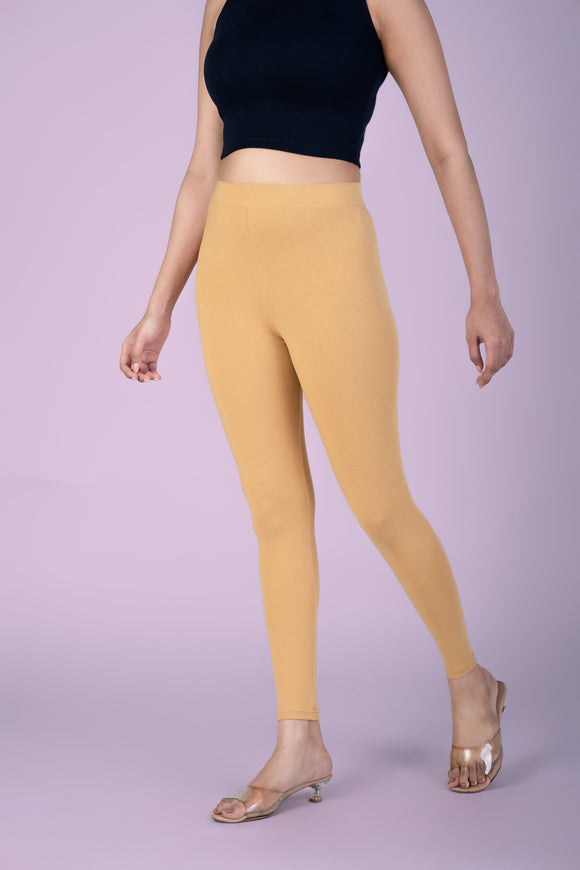 SlimFlow™ Flaxen Ankle Length Leggings