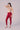 SlimFlow™ Burgundy Ankle Length Leggings