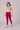 SlimFlow™ Red Maroon Ankle Length Leggings
