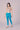 SlimFlow™ Turquoise Blue Ankle Length Leggings