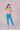 SlimFlow™ Turquoise Blue Ankle Length Leggings