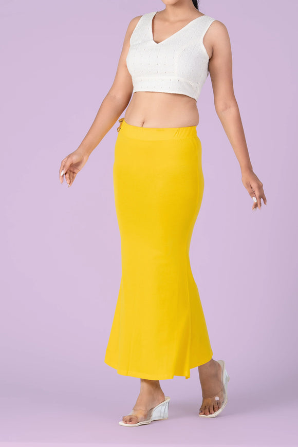 PureFlow™ Lemon Yellow Saree Shapewear