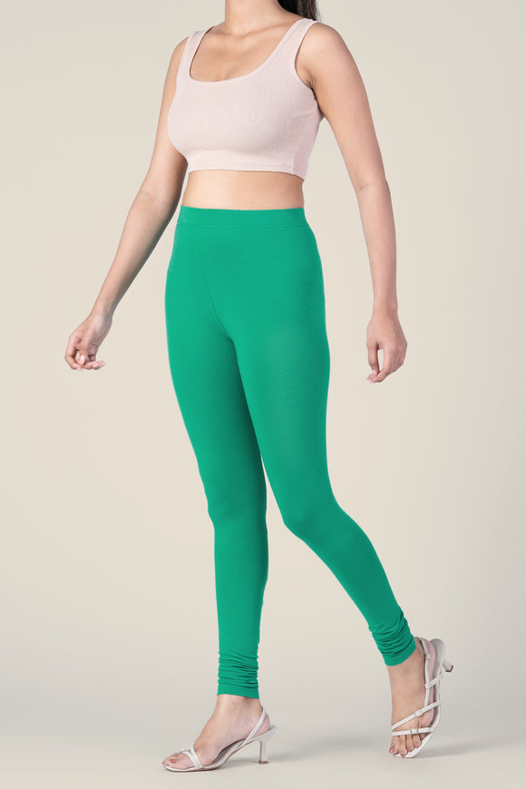 SlimFlow™ Mint Churidar Leggings