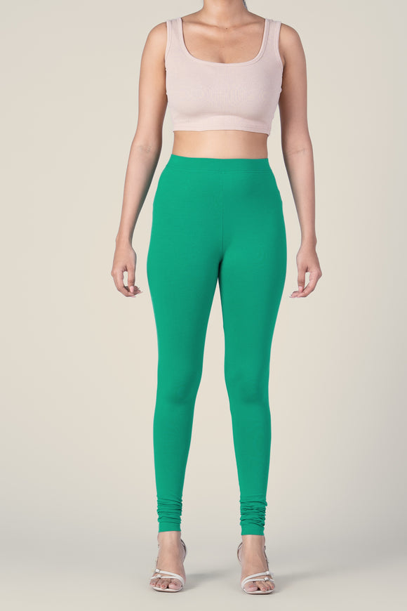 SlimFlow™ Mint Churidar Leggings