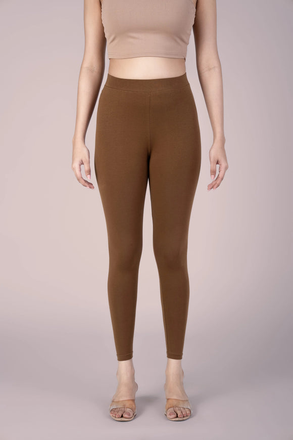 SlimFlow™ Honey Ankle Length Leggings - Product Image